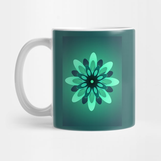 Green Flower Elegant by Shop Ovov